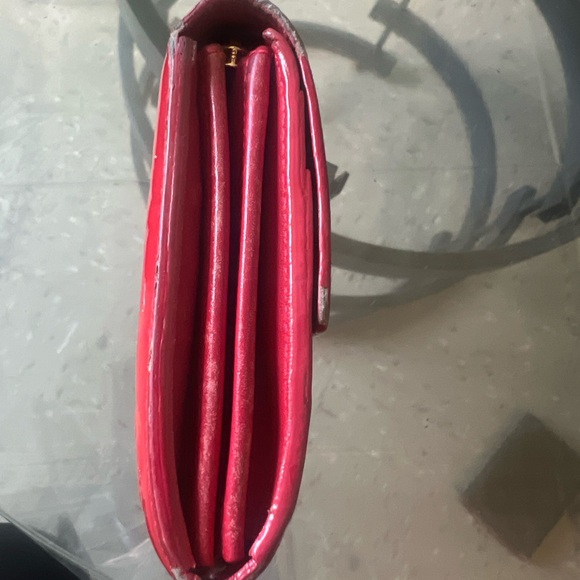 Red LV Wallet - Picture 2 of 3